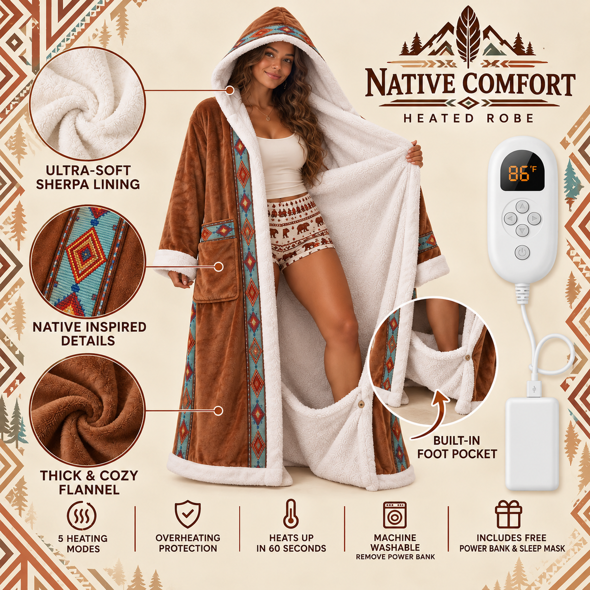 NativeComfort™ Native Heated Robes